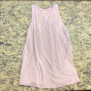 lululemon muscle tank lavender sz 8
